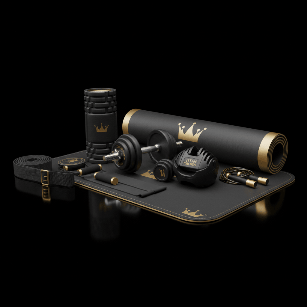 TITAN All-In-One Morning Routine Athlete Home Gym Kit — Crown Edition