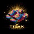 TITAN SPORT GLOBAL recovery slides with tie dye crown pattern
