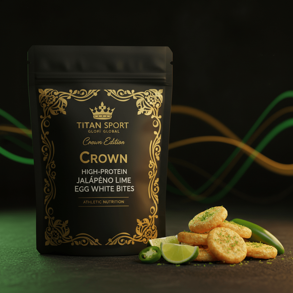 Crown High-Protein Jalapeño Lime Egg White Bites - TITAN SPORT GLOBAL