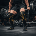 TITAN Knee Sleeves - Black & Gold 7mm Compression Support