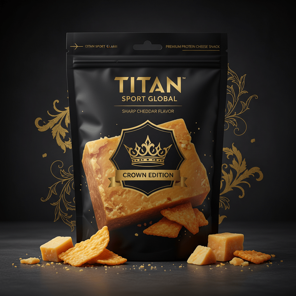 Crown High-Protein Sharp Cheddar Cheese Crisps