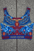 TITAN Women's Celtic Warrior Eagle Storm Crop Tee — Valkyrie Edition