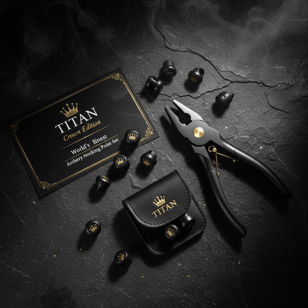TITAN Crown Edition World's Best Archery Nocking Point Set