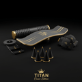 TITAN All-In-One Skateboarder's Balance & Core Home Gym Kit — Crown Edition