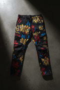 TITAN Streetwear Cargo Pants — Urban Graffiti Crown Street Art Design