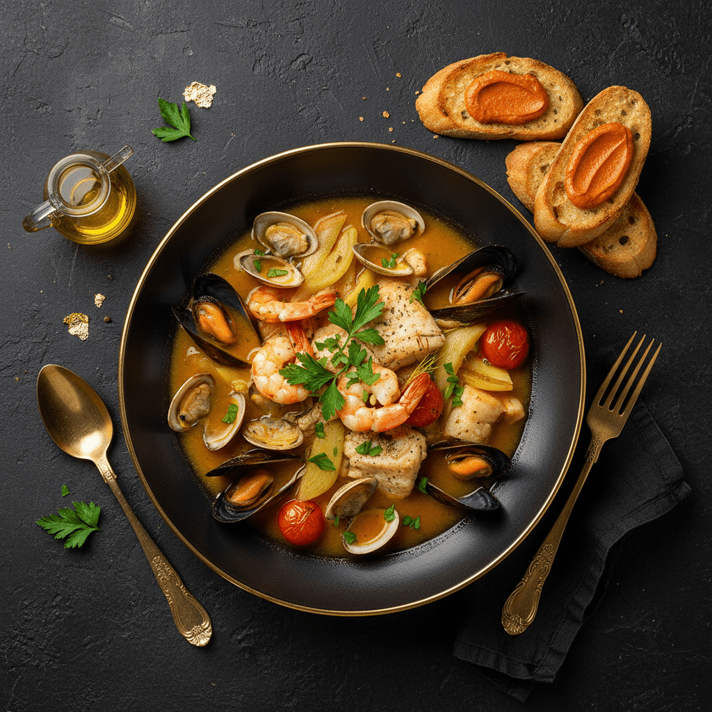 TITAN French Bouillabaisse Seafood Stew Lunch