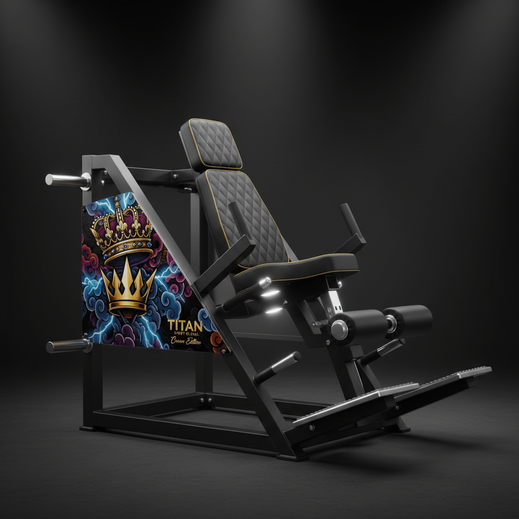 TITAN Crown Edition Seated Calf Raise Machine