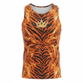 TITAN Tiger Flame Tank Top — Crown SWAG Edition