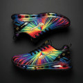 TITAN Women's Rainbow Crown Training Shoes flat lay