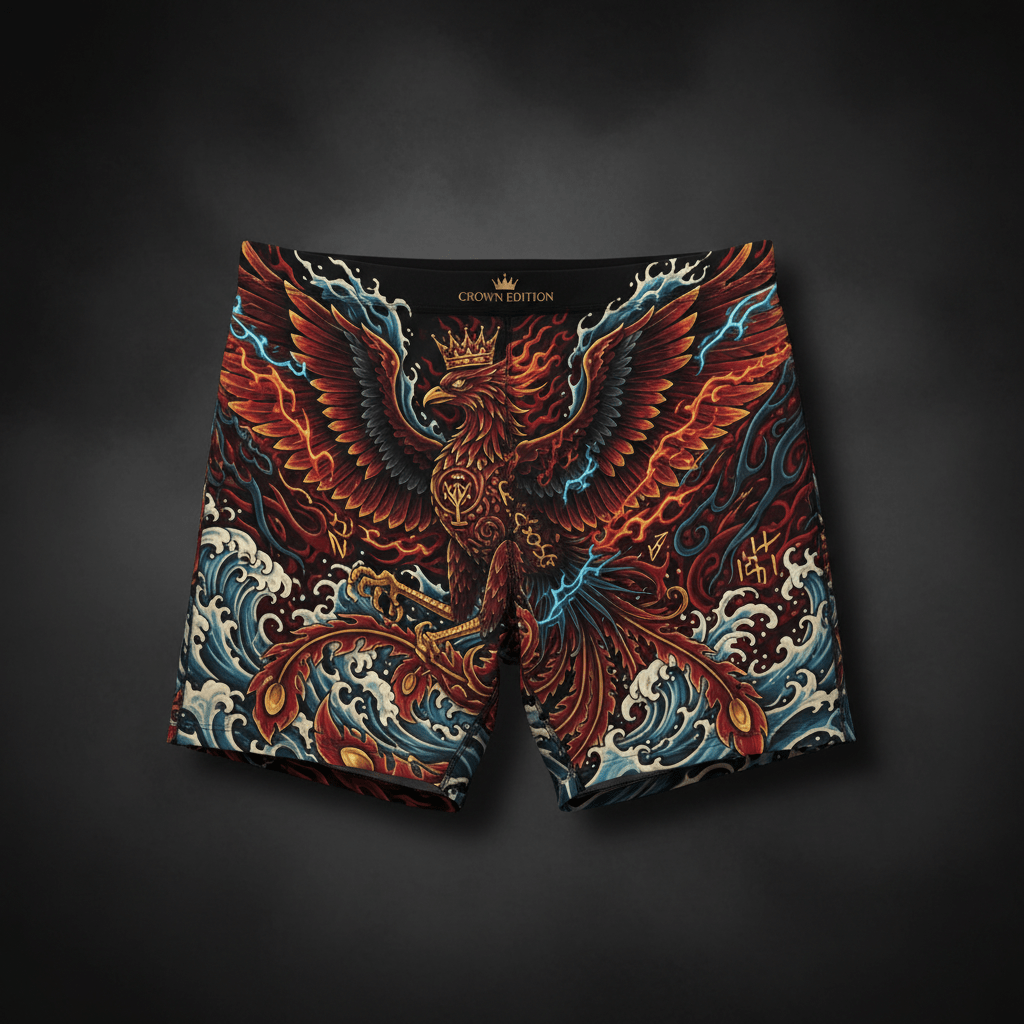TITAN Men's Swim Trunks Phoenix King Crown Edition
