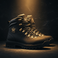 TITAN Pro Waterproof Hiking Boots Black & Gold