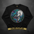 TITAN Plus Men's Wolf Northern Lights Crewneck — Inclusive Crown Edition