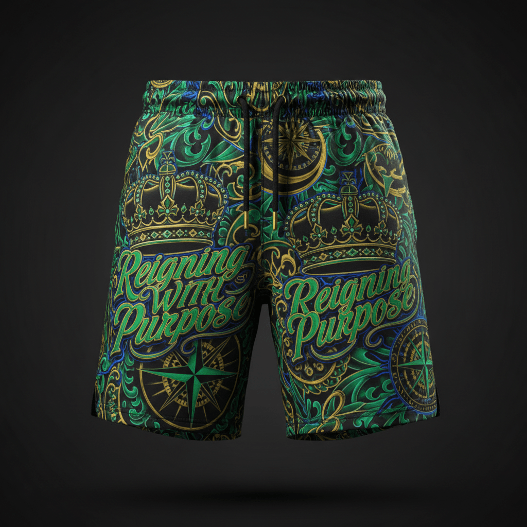 Men's Shorts — Reigning With Purpose — Crown Edition
