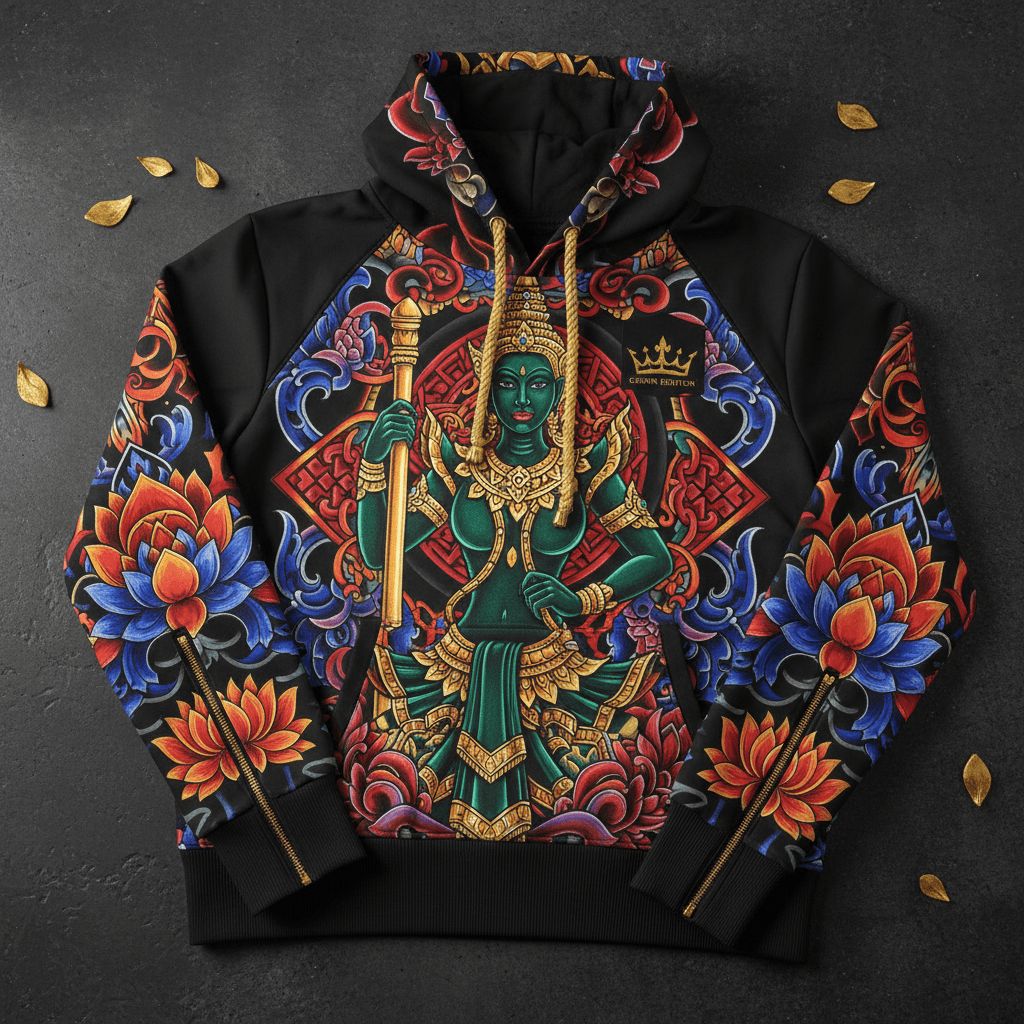 TITAN Women's Muay Thai Sak Yant Hoodie — Naga Edition