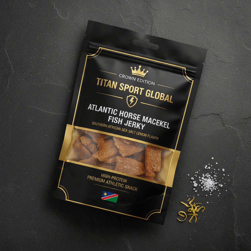 Namibian Atlantic Horse Mackerel Sea Salt Jerky — TITAN SPORT GLOBAL