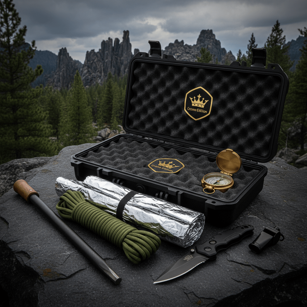 TITAN Tactical Survival and Bushcraft Kit Crown Edition