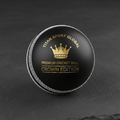 TITAN Crown Edition Cricket Ball Matte Black Gold
