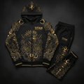 TITAN Crown Edition The Obsidian Queen Tracksuit Black Gold