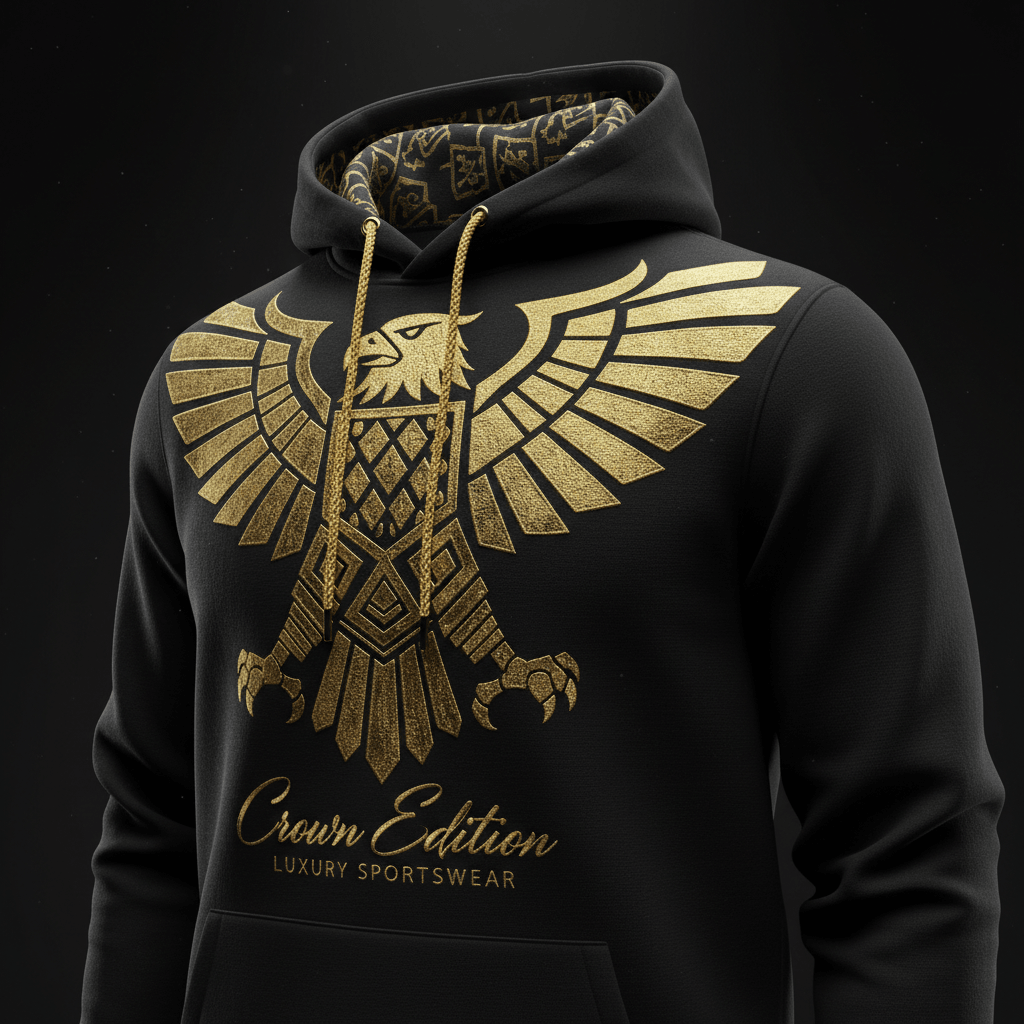 TITAN Aztec Eagle Knight Pullover Hoodie — Ocelotl Edition