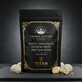 Crown Edition White Chocolate Passion Fruit Protein Bites — TITAN SPORT GLOBAL