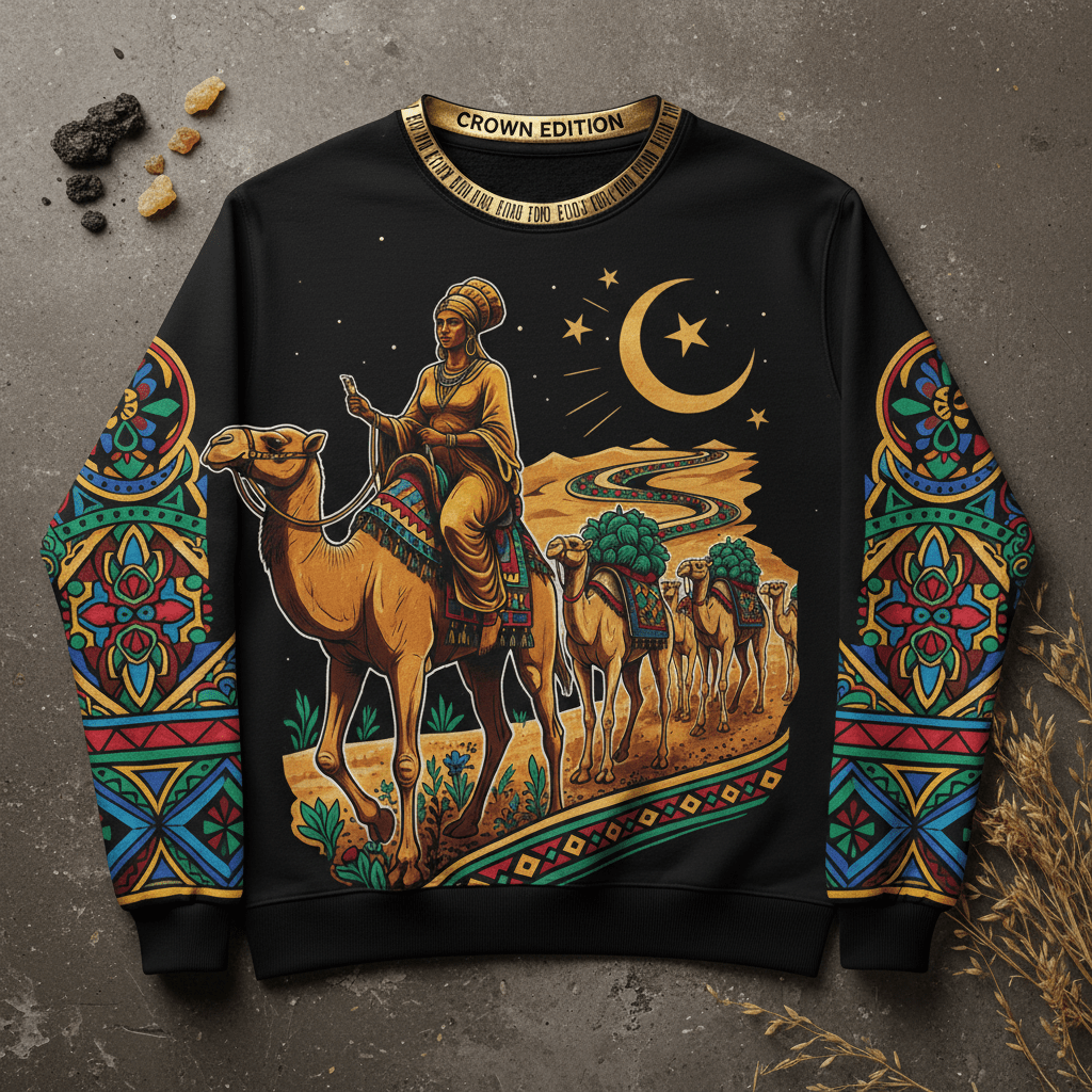 TITAN Women's Somali Caravan Queen Crewneck — Araweelo Edition