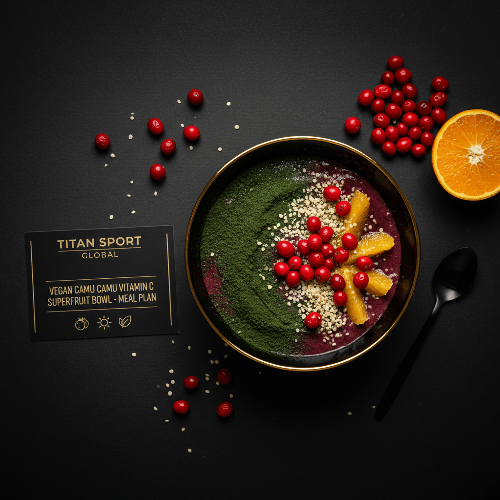 TITAN Camu Camu Vitamin C Superfruit Bowl - High-Protein High-Fiber Fruit Meal Plan