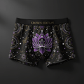 TITAN Women's Cozy Boxer Shorts Sacred Geometry Crown Edition