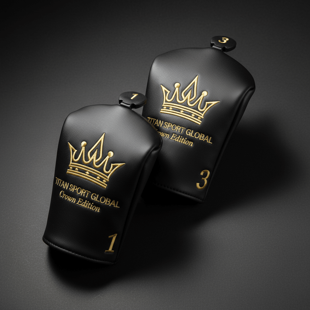 TITAN Crown Edition Golf Headcover Set