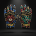 TITAN Gym Gloves - Padded Weight Lifting Gloves Crown Edition