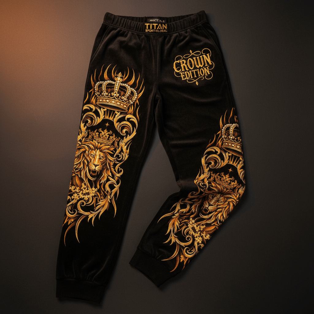 TITAN Women's Crown Edition Lounge Pants Amber Gold