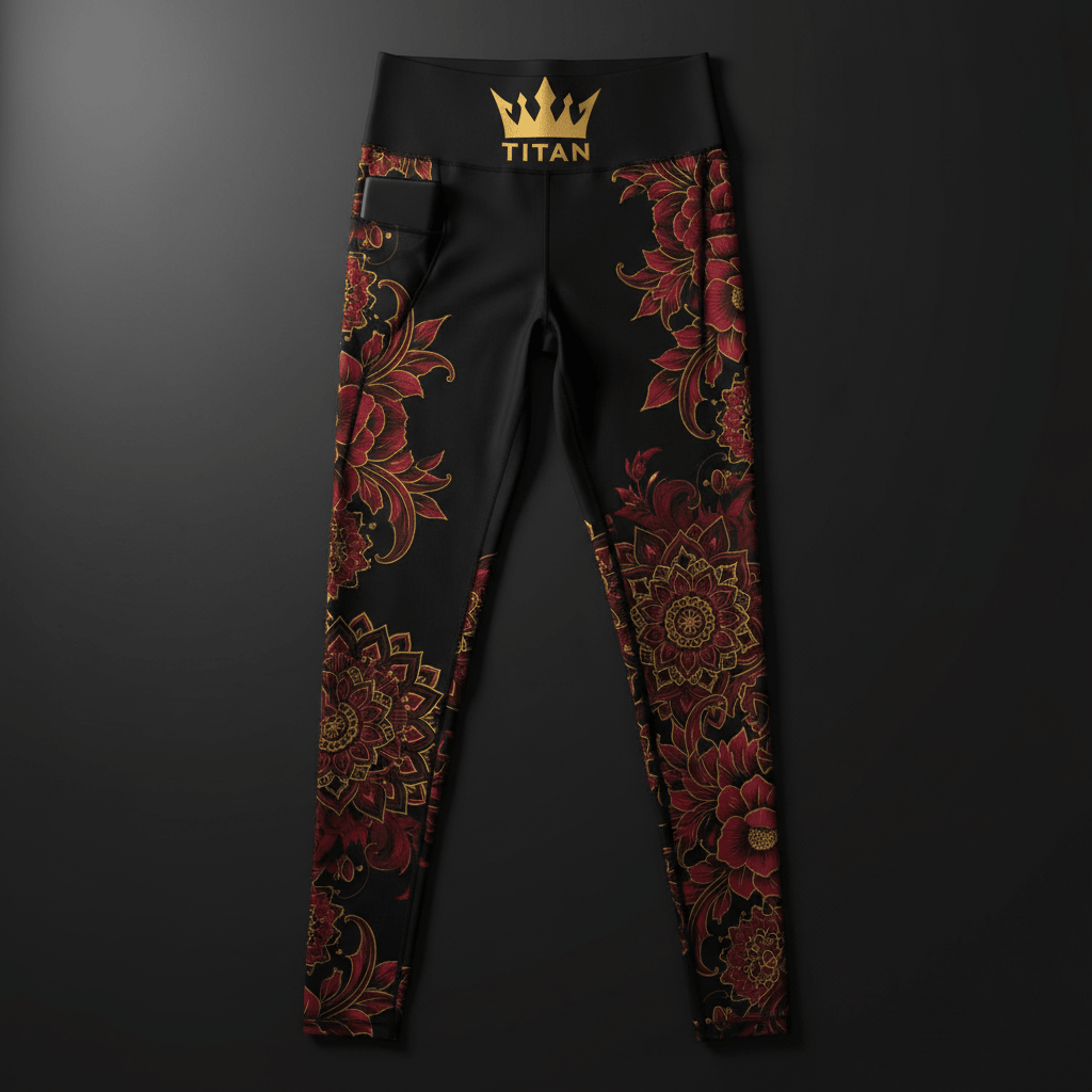 TITAN Women's High-Waist Performance Leggings — Squat-Proof Athletic Tights