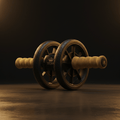 TITAN Pro Ab Roller Wheel Black & Gold