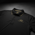 TITAN Men's Polo Shirt - Performance Sport Polo — Crown Edition matte black
