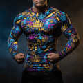 TITAN Men's Compression Long Sleeve — Lightning Crown