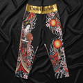TITAN Crown Edition Tattoo Art Geisha Cropped Joggers Women's Athletic Bottoms