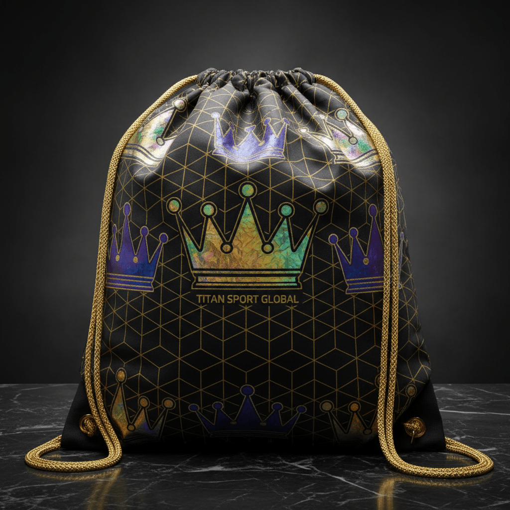 TITAN Crown Drawstring Bag — Court & Track Edition