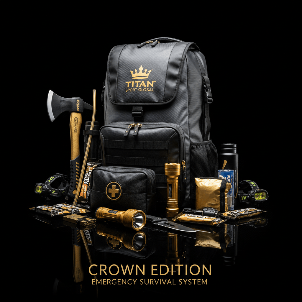 TITAN Off-Grid Emergency Survival Backpack Kit — Carbon Crown SWAG