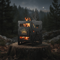 TITAN Tactical Wood-Burning Camp Stove Crown Edition
