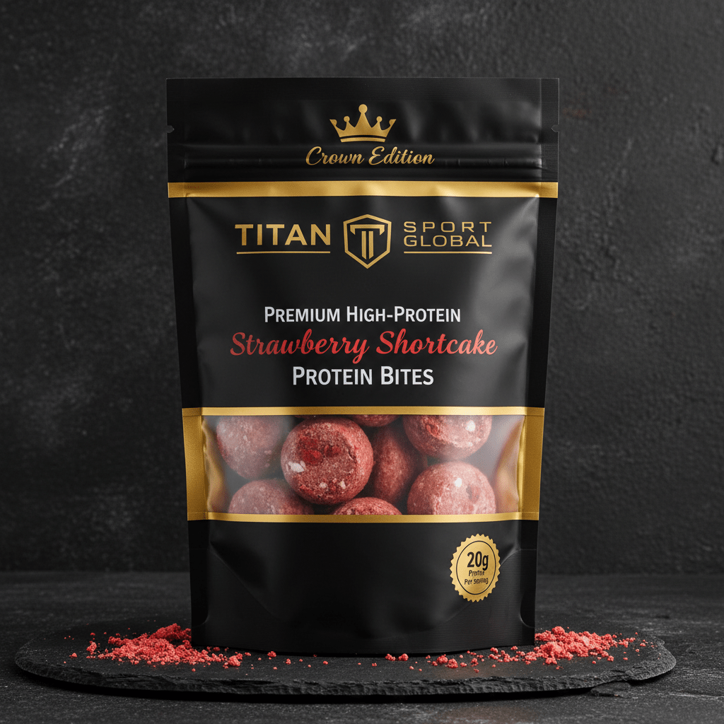 Strawberry Shortcake Protein Bites — TITAN SPORT GLOBAL