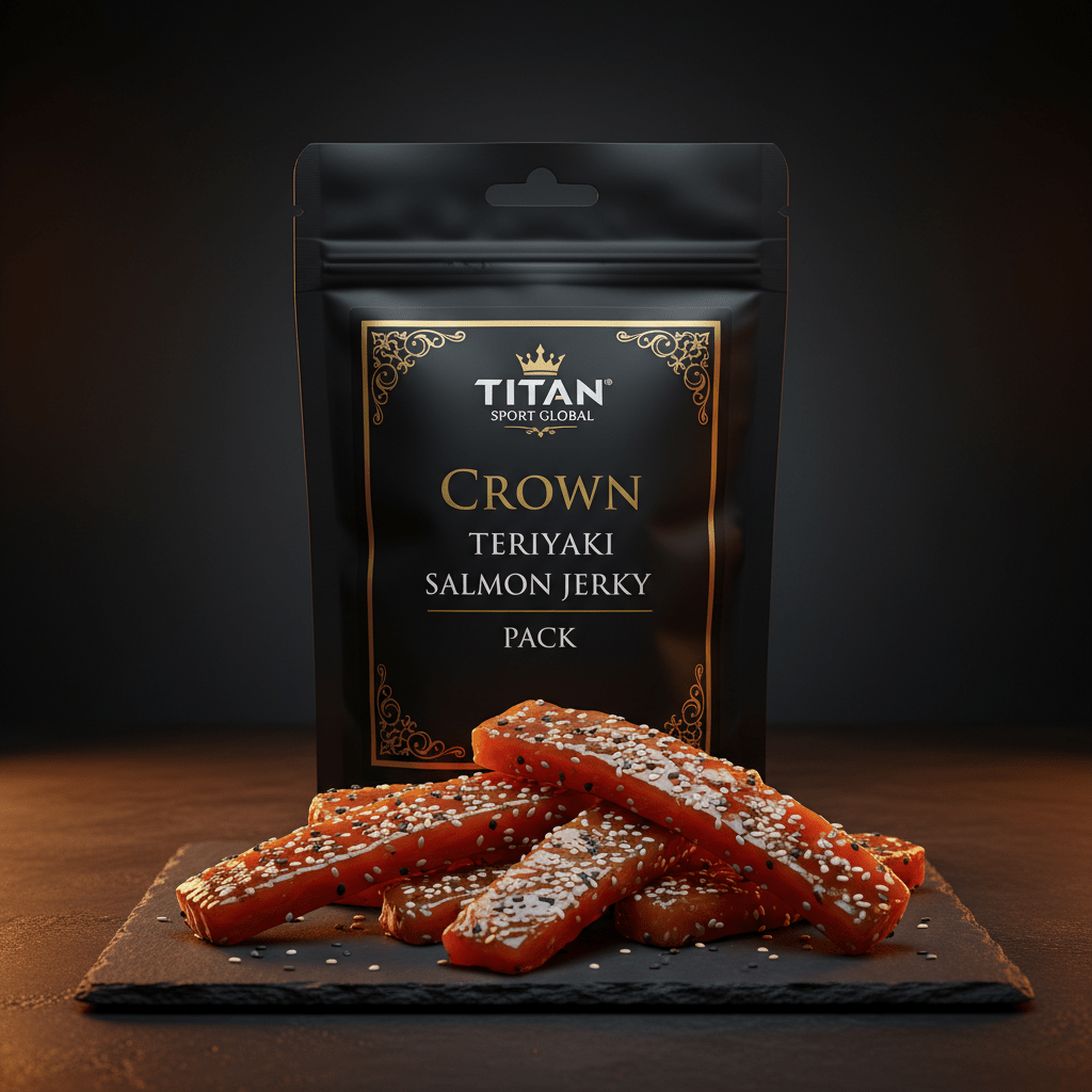 Crown Teriyaki Salmon Jerky Pack - TITAN SPORT GLOBAL