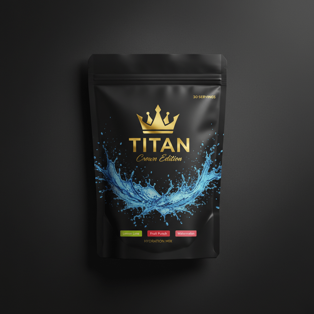 TITAN Electrolyte Powder - Zero Sugar Hydration Mix 30 Servings
