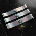 TITAN Premium Resistance Bands Set Holographic Crown Edition rainbow