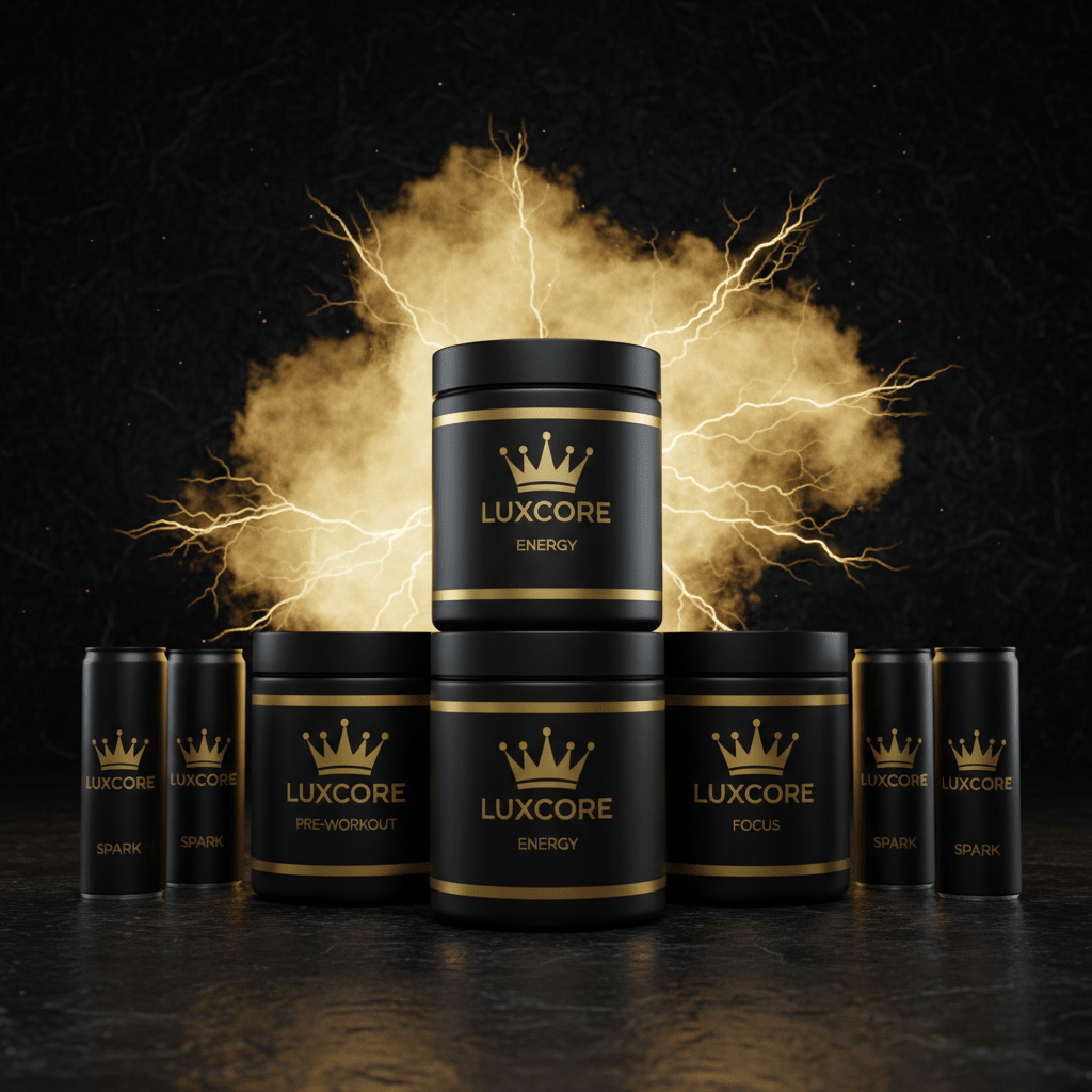 TITAN Ultimate Energy Bundle Crown Edition black gold tubs and cans