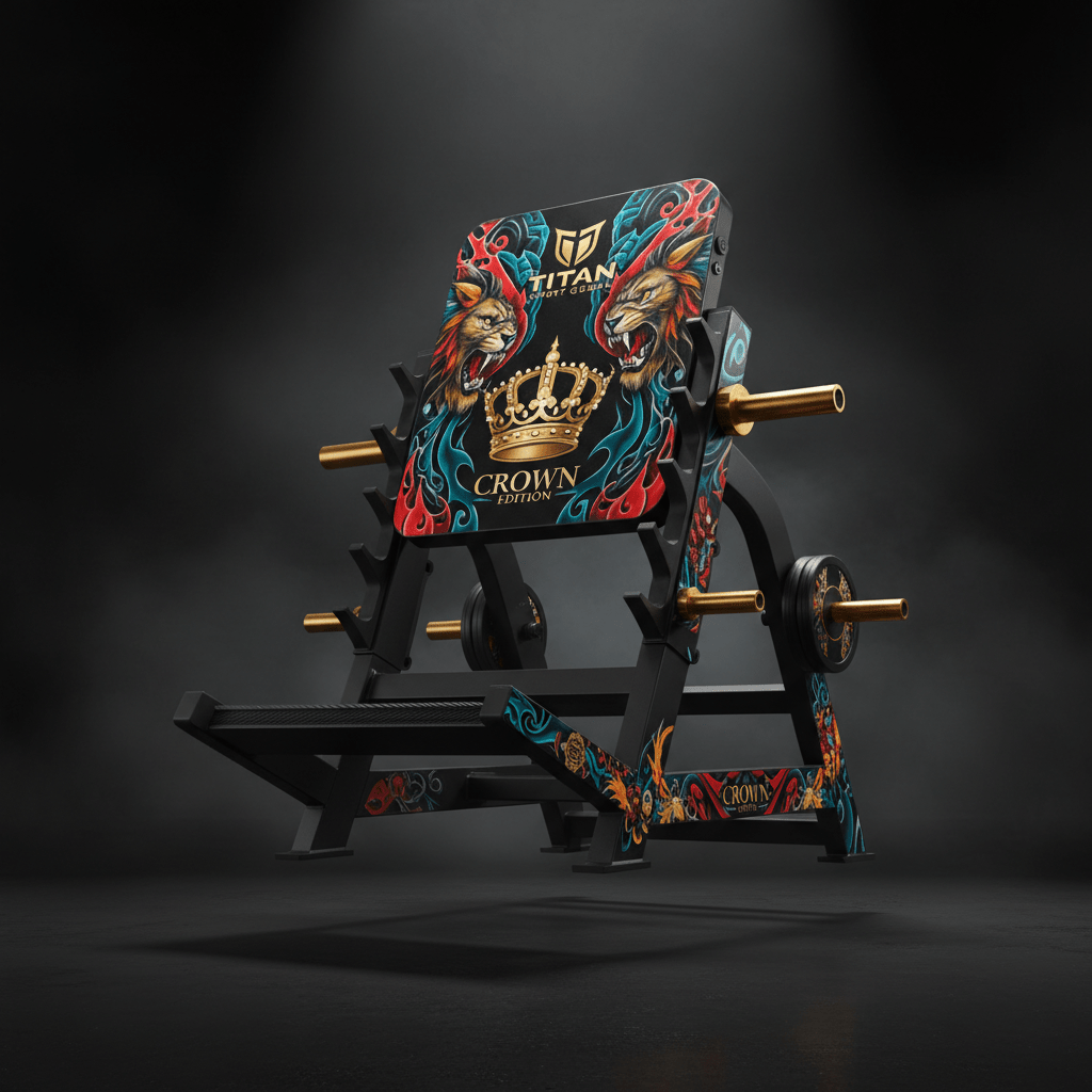 TITAN Crown Edition Hack Squat Machine