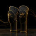 TITAN Pro Compression Knee Sleeves Pair Black & Gold