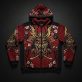 TITAN Men's Zip-Up Hoodie - Heavyweight 380gsm Fleece Training Hoodie