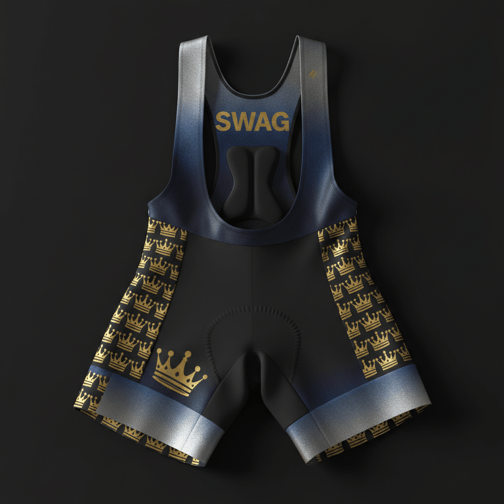TITAN Cycling Bib Shorts Midnight Crown SWAG Edition