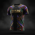 TITAN Performance Unisex T-Shirt — Crown Edition bold tattoo-style artwork