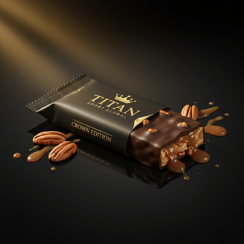 TITAN Crown Dark Chocolate Pecan Pie Protein Bar - Crown Edition