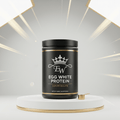 TITAN Egg White Protein Diamond Crown Edition black white gold tub
